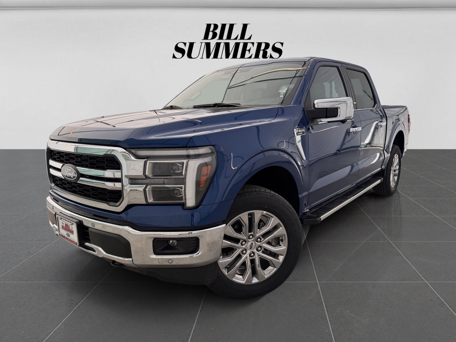 Atlas Blue Metallic 2025 Ford F-150 Lariat SuperCrew 4WD Pickup Truck Four-Wheel Drive Automatic