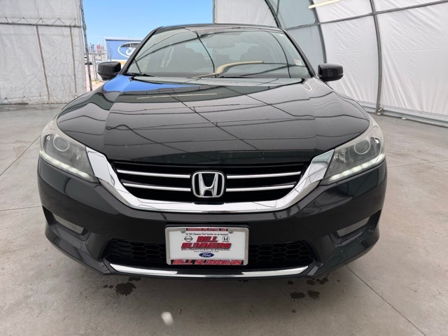 Used 2014 Honda Accord EX-L V-6 with VIN 1HGCR3F83EA015614 for sale in North Platte, NE