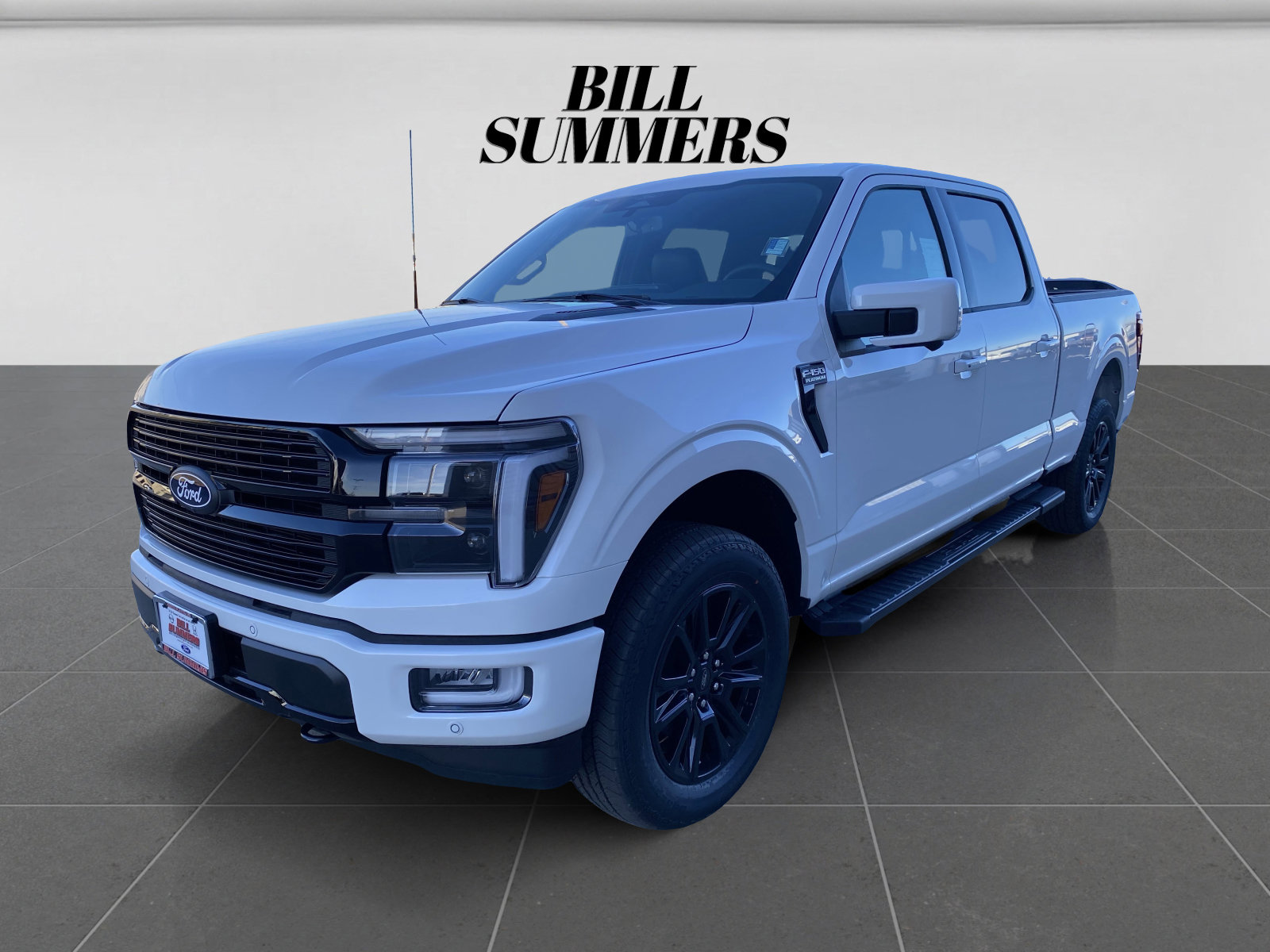 Star White Metallic Tri-Coat 2026 Ford F-150 Platinum SuperCrew 4WD Pickup Truck Four-Wheel Drive Automatic