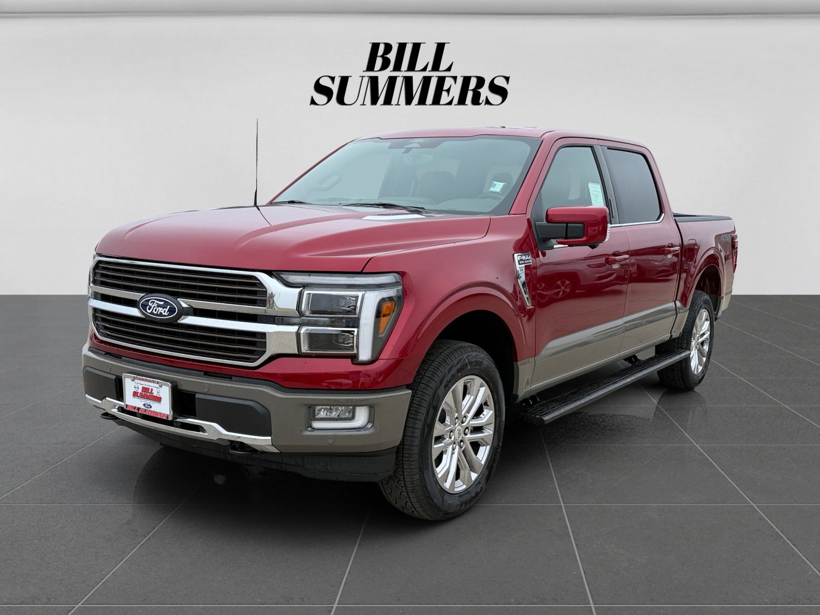 Ruby Red Metallic Tinted 2026 Ford F-150 King Ranch SuperCrew 4WD Pickup Truck Four-Wheel Drive Automatic