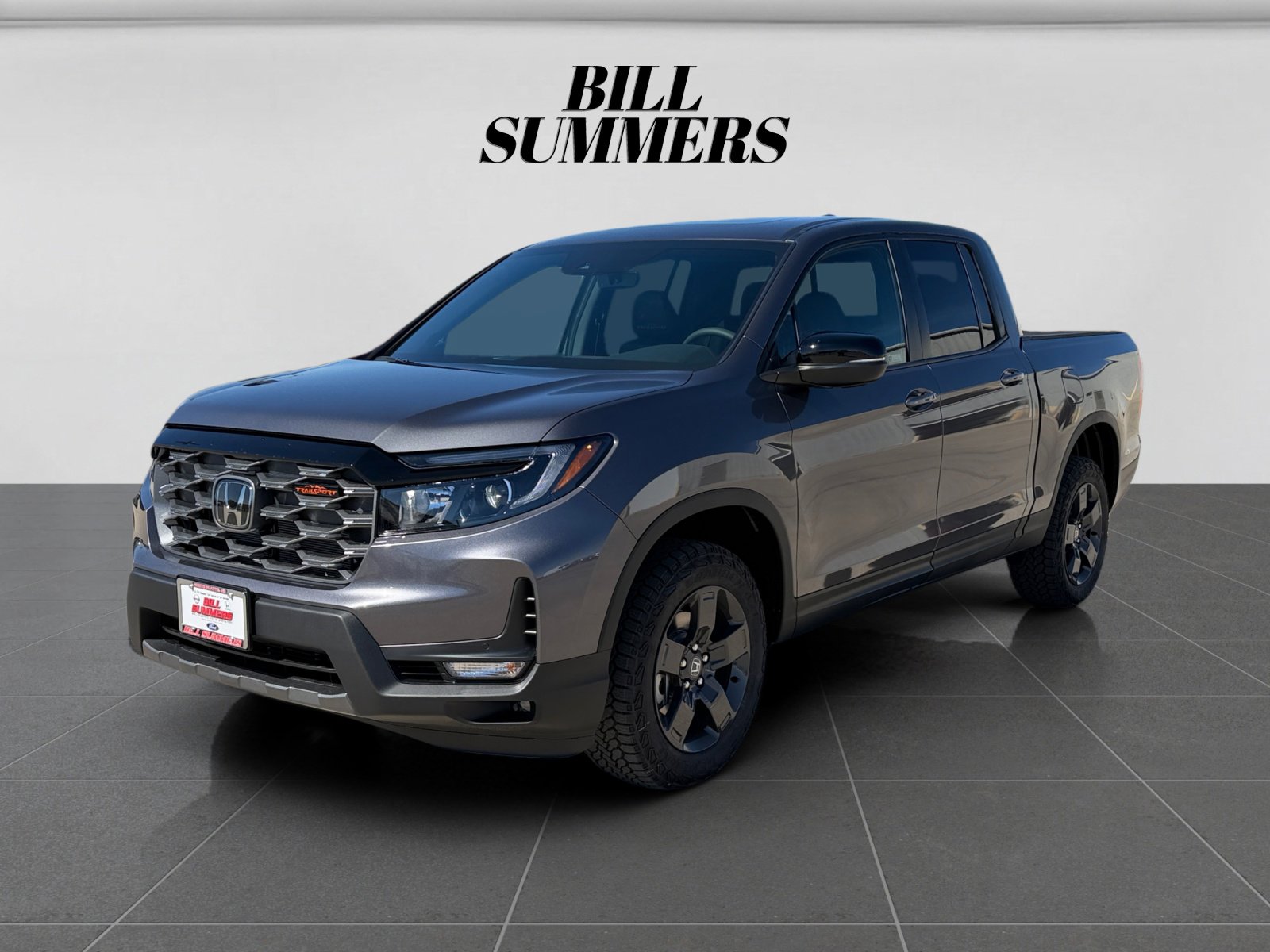 Gray (Modern Steel Metallic) 2026 Honda Ridgeline TrailSport AWD Pickup Truck All-Wheel Drive Automatic