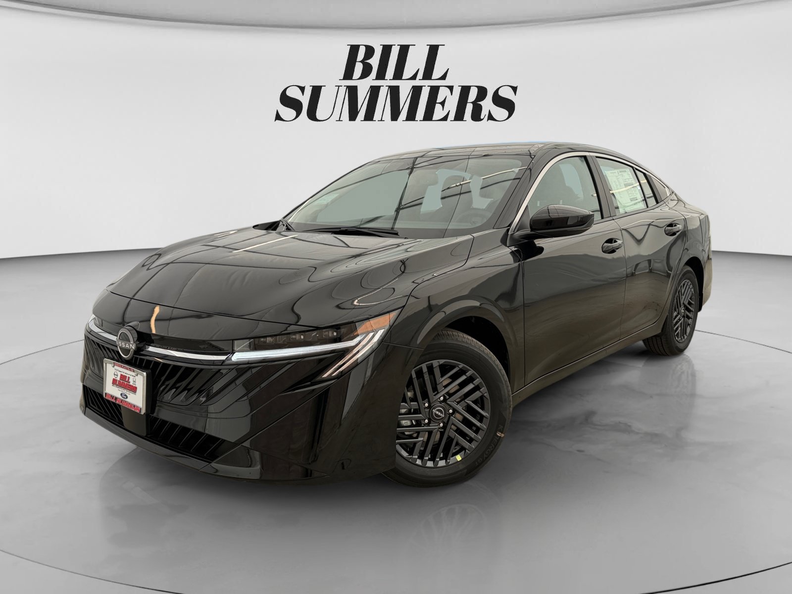 Super Black 2026 Nissan Sentra Sedan Front-Wheel Drive Continuously Variable Transmission