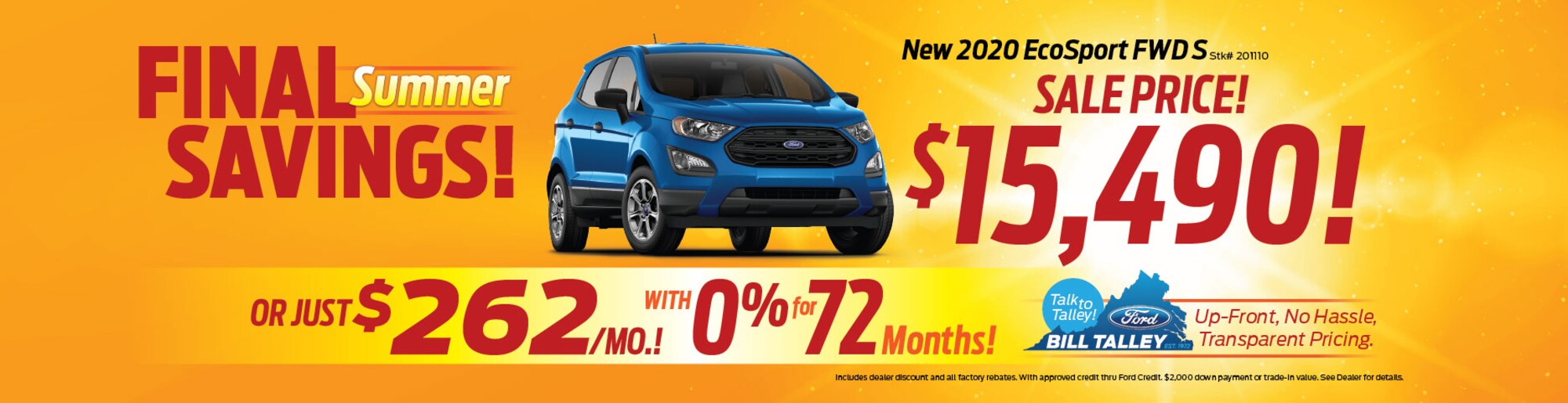 Bill Talley Ford Ford Dealership in Mechanicsville, VA Near