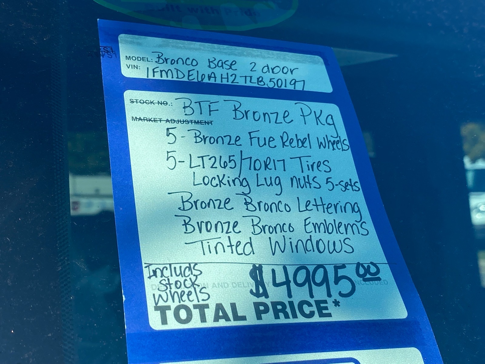 New 2026 Ford Bronco Base SUV