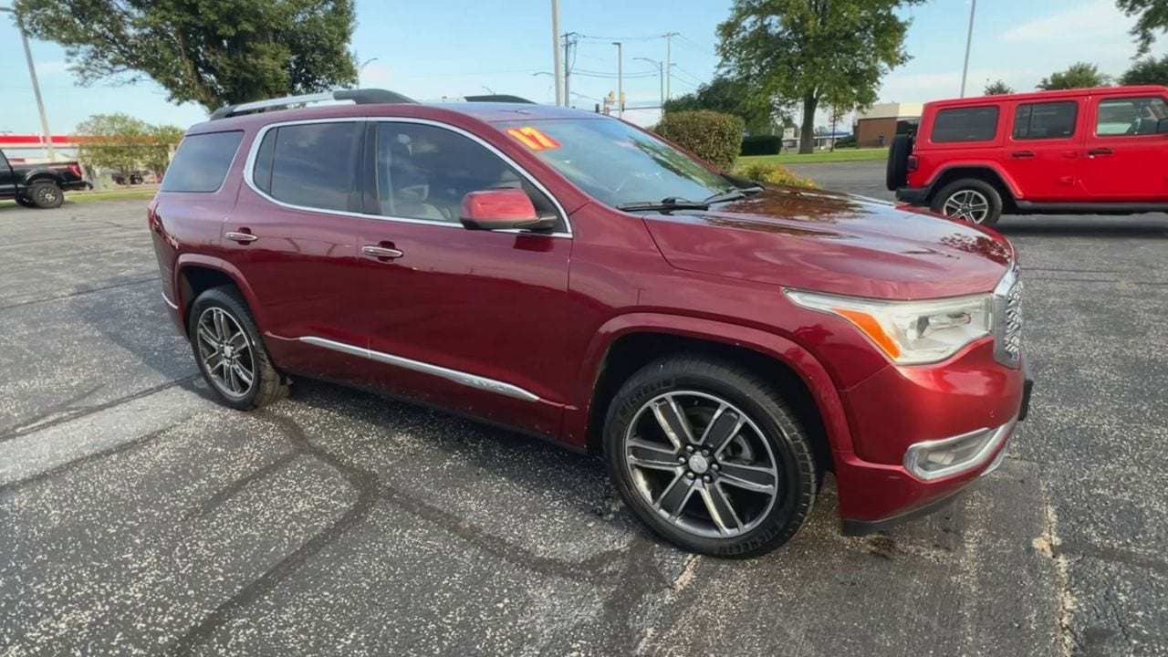 Used 2017 GMC Acadia Denali with VIN 1GKKNXLS1HZ123589 for sale in Streator, IL