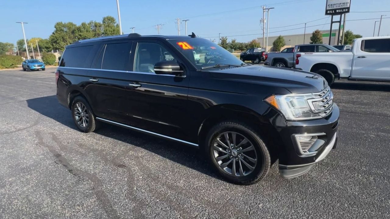 Used 2021 Ford Expedition MAX Limited with VIN 1FMJK2AT3MEA23764 for sale in Streator, IL