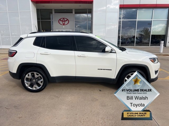 Used 2018 Jeep Compass Limited with VIN 3C4NJCCB8JT357853 for sale in Ottawa, IL