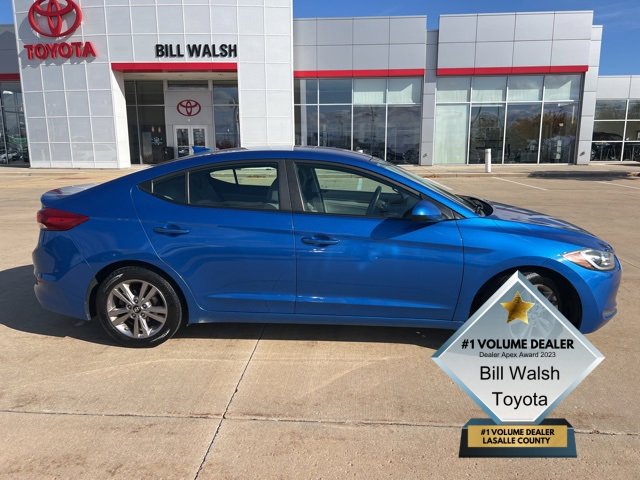 Used 2018 Hyundai Elantra SEL with VIN KMHD84LF4JU542872 for sale in Ottawa, IL