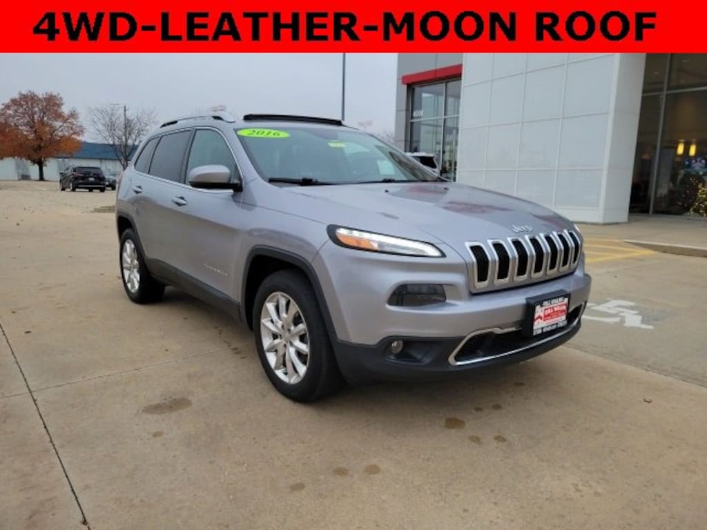 Used 2016 Jeep Cherokee Limited 4x4 SUV