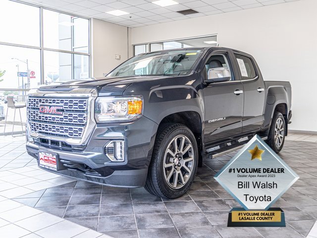 Used 2021 GMC Canyon Denali with VIN 1GTG6EEN6M1110405 for sale in Ottawa, IL