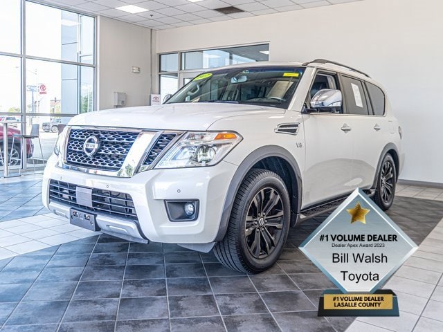 Used 2017 Nissan Armada Platinum with VIN JN8AY2NE7H9705239 for sale in Ottawa, IL