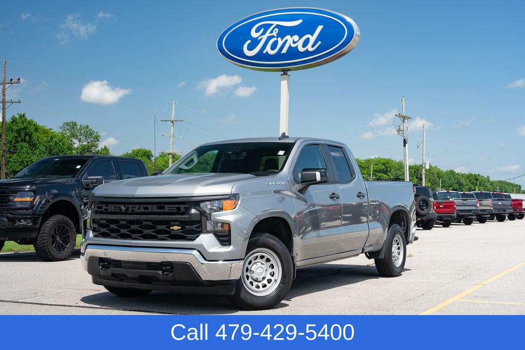 Used 2025 Chevrolet Silverado 1500 Work Truck with VIN 1GCRAAED0SZ122362 for sale in Little Rock