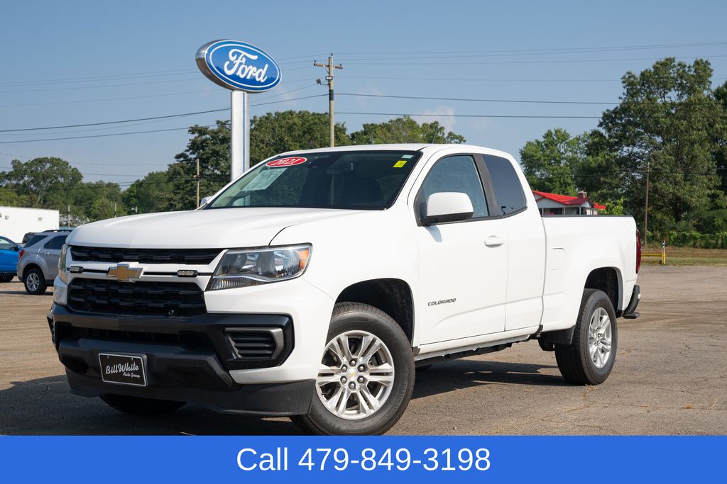 Used 2021 Chevrolet Colorado LT with VIN 1GCHSCEAXM1245789 for sale in Little Rock