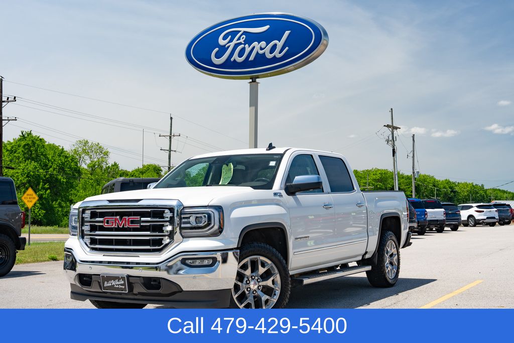 Used 2018 GMC Sierra 1500 SLT with VIN 3GTU2NEC7JG443397 for sale in Little Rock