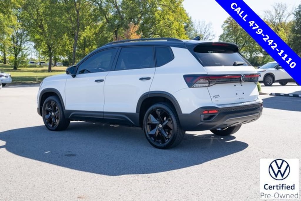 Certified 2025 Volkswagen Taos 1.5T SE Black SUV