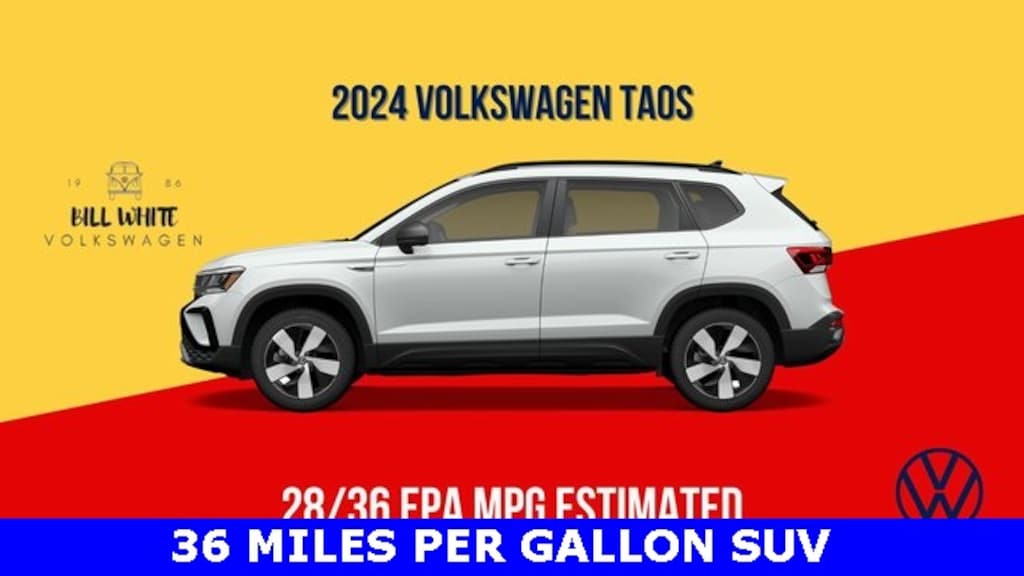 New 2024 Volkswagen Taos For Sale at Bill White Volkswagen VIN