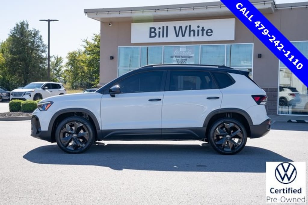 Certified 2025 Volkswagen Taos 1.5T SE Black SUV