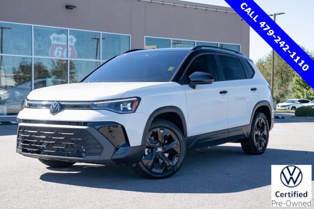 Certified 2025 Volkswagen Taos 1.5T SE Black SUV