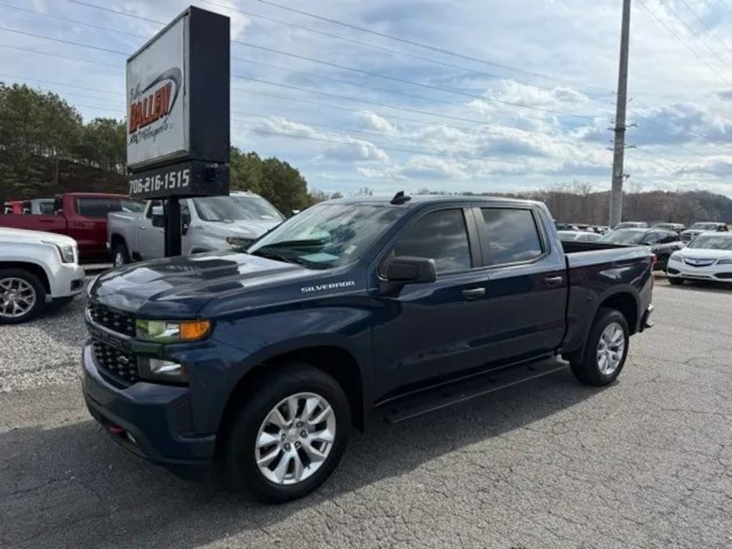 Used 2021 Chevrolet Silverado 1500 Custom Truck Crew Cab