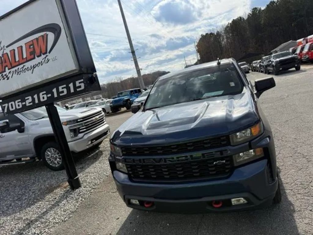 Used 2021 Chevrolet Silverado 1500 Custom Truck Crew Cab