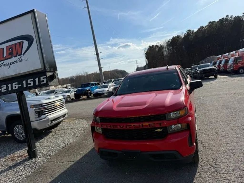 Used 2021 Chevrolet Silverado 1500 Custom Truck Crew Cab