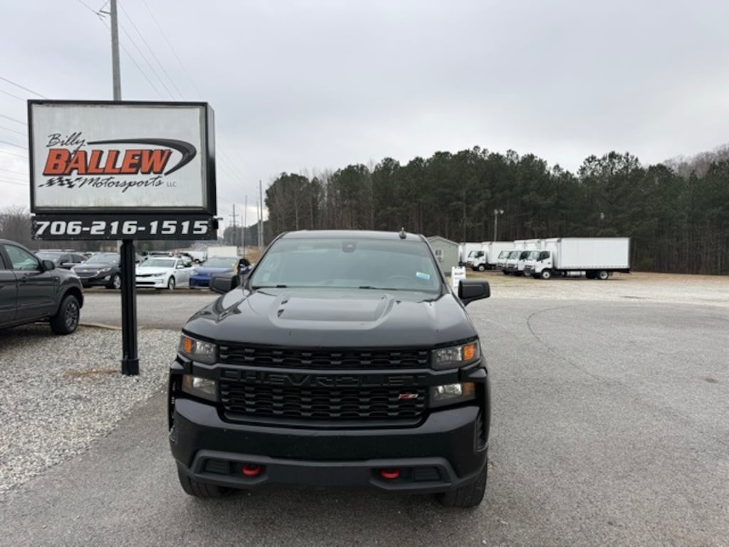 Used 2021 Chevrolet Silverado 1500 Custom Trail Boss Truck Crew Cab