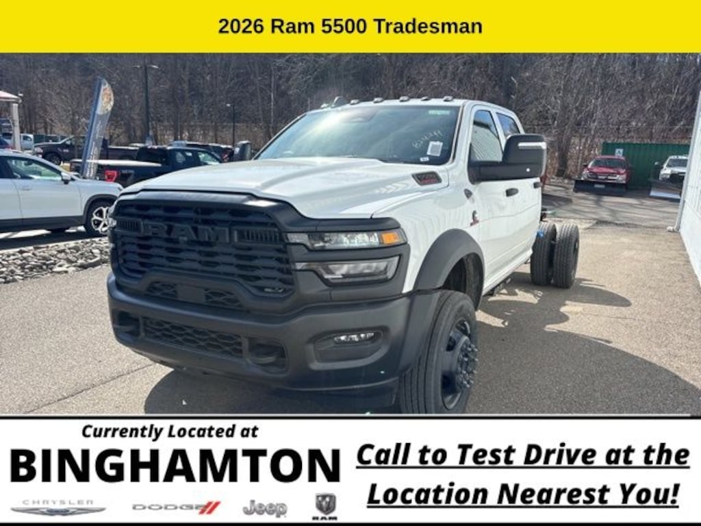 New 2026 Ram 5500HD Tradesman Pickup