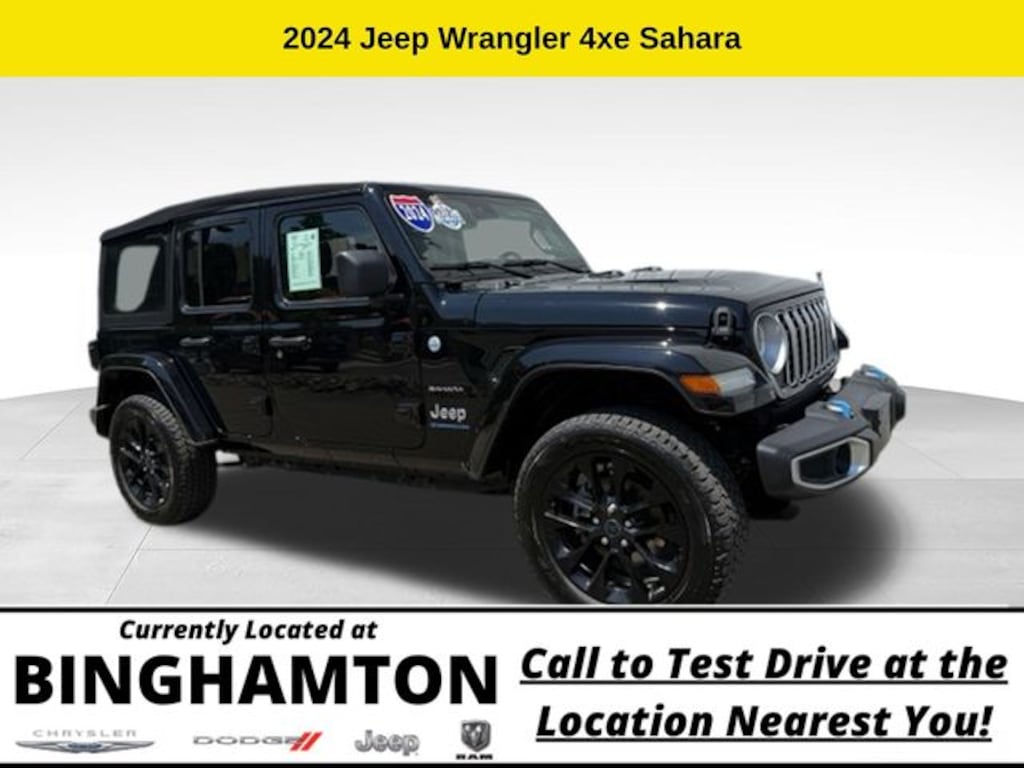Used 2024 Jeep Wrangler 4xe Sahara SUV