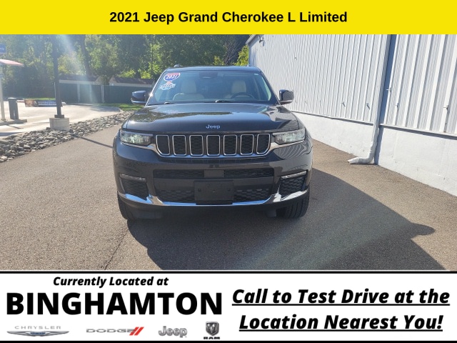 Used 2021 Jeep Grand Cherokee L Limited with VIN 1C4RJKBG1M8213105 for sale in Binghamton, NY