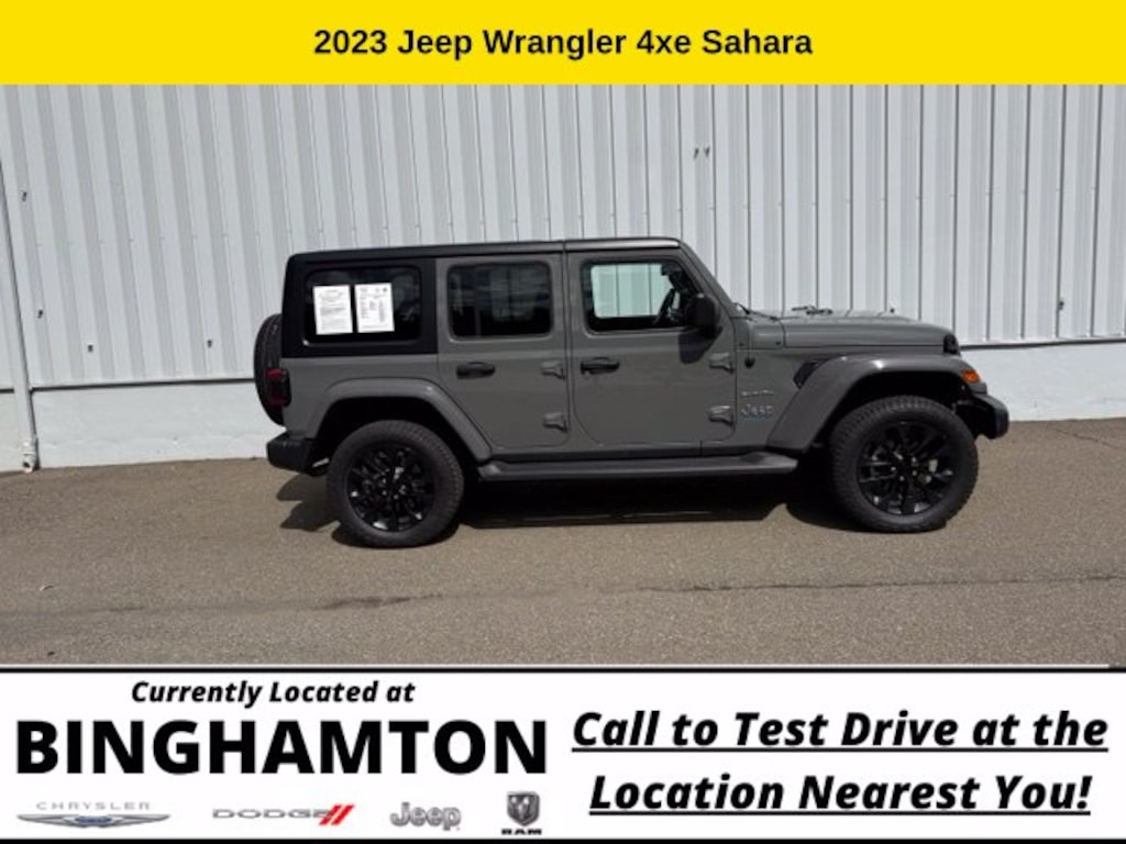 Used 2023 Jeep Wrangler 4xe Sahara SUV