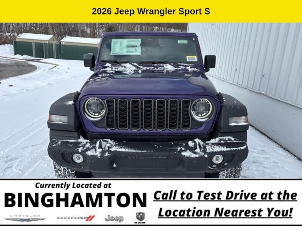 New 2026 Jeep Wrangler Sport S Sport Utility