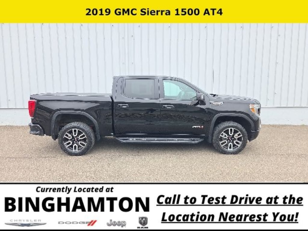 Used 2019 GMC Sierra 1500 AT4 Truck Crew Cab