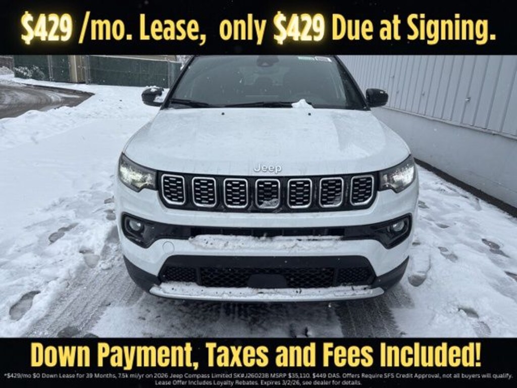New 2026 Jeep Compass Limited Sport Utility
