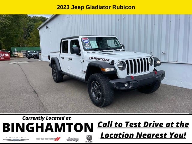 Used 2023 Jeep Gladiator Rubicon with VIN 1C6JJTBG2PL547851 for sale in Binghamton, NY