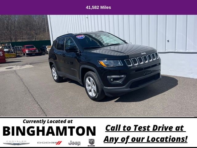 Used 2019 Jeep Compass Latitude with VIN 3C4NJDBB4KT690284 for sale in Binghamton, NY