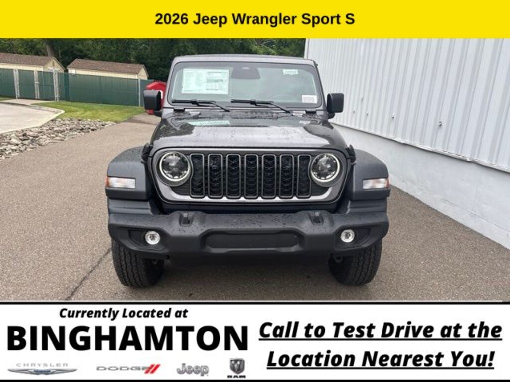 New 2026 Jeep Wrangler Sport S Sport Utility