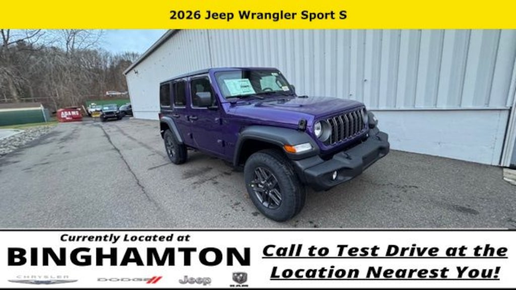 New 2026 Jeep Wrangler Sport S Sport Utility