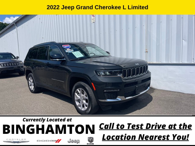 Used 2022 Jeep Grand Cherokee L Limited with VIN 1C4RJKBG0N8522551 for sale in Binghamton, NY