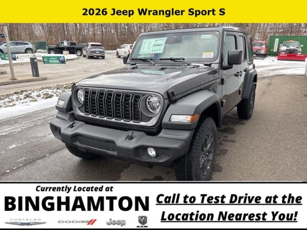 New 2026 Jeep Wrangler Sport S Sport Utility