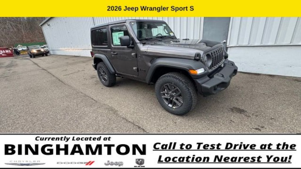 New 2026 Jeep Wrangler Sport S Sport Utility