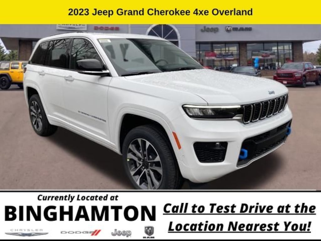 New 2023 Jeep Grand Cherokee Overland 4xe Sport Utility