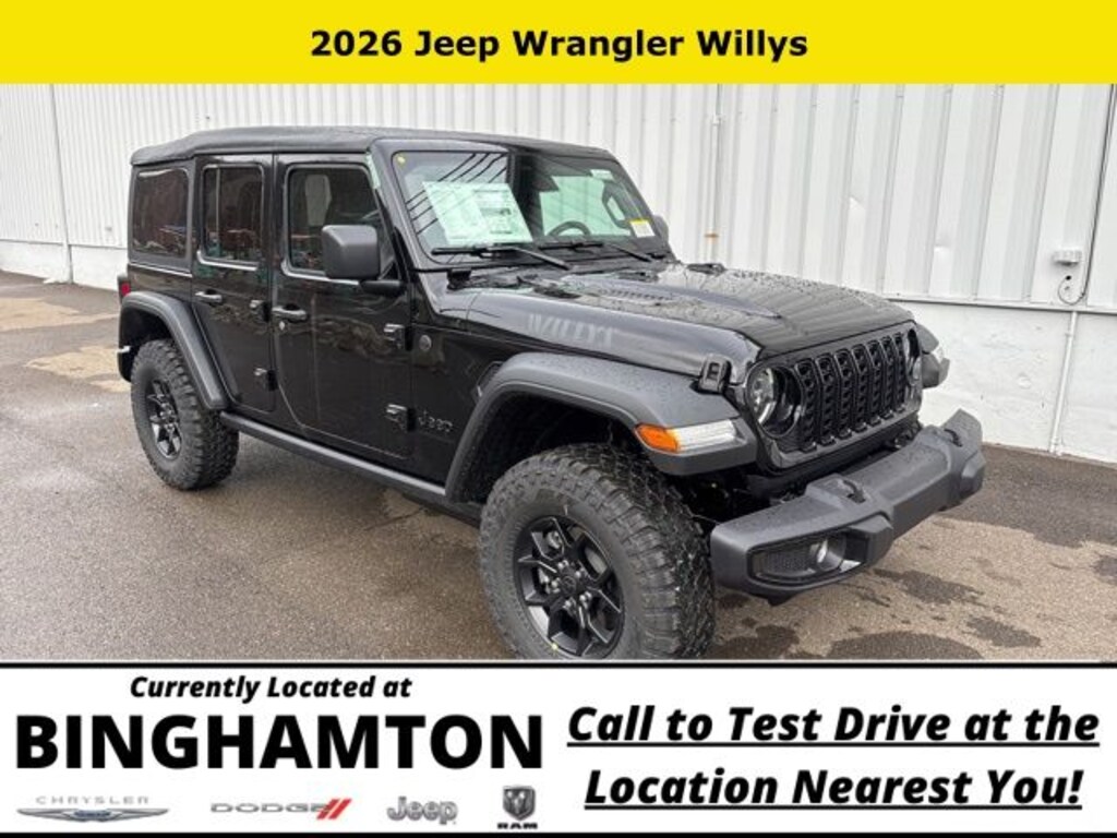 New 2026 Jeep Wrangler Willys Sport Utility