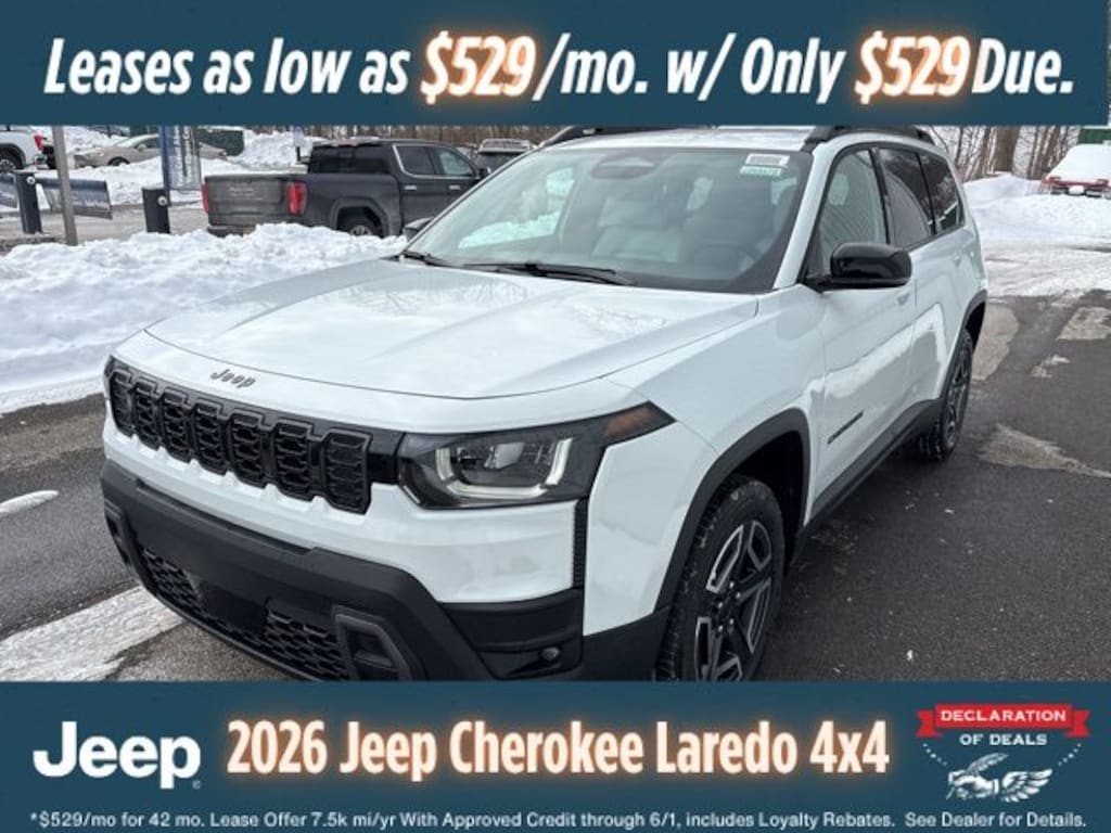 New 2026 Jeep Cherokee Limited Sport Utility