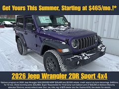 New 2026 Jeep Wrangler Sport S Sport Utility for sale in Binghamton, NY