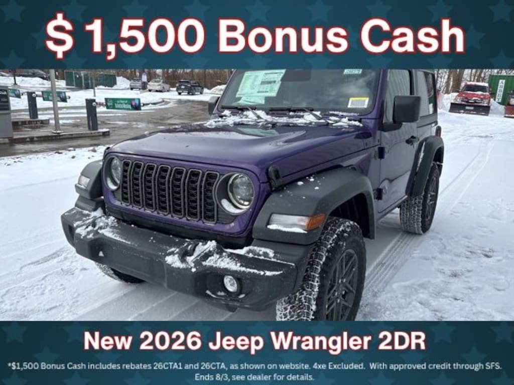 New 2026 Jeep Wrangler Sport S Sport Utility