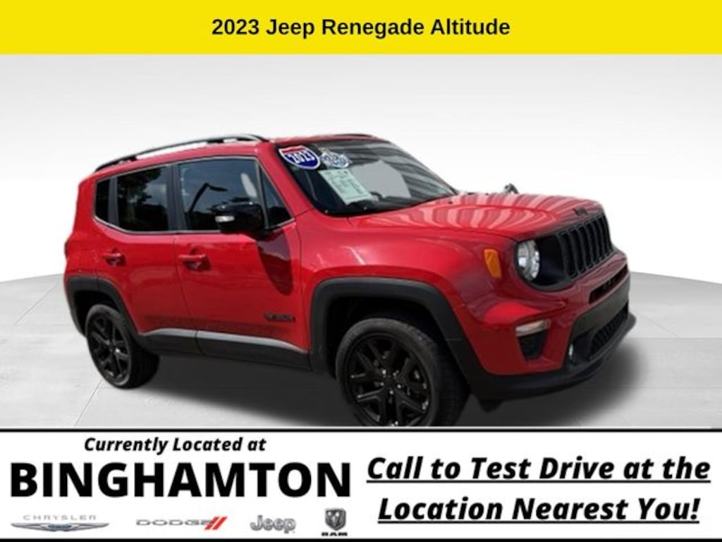 Used 2023 Jeep Renegade Latitude SUV