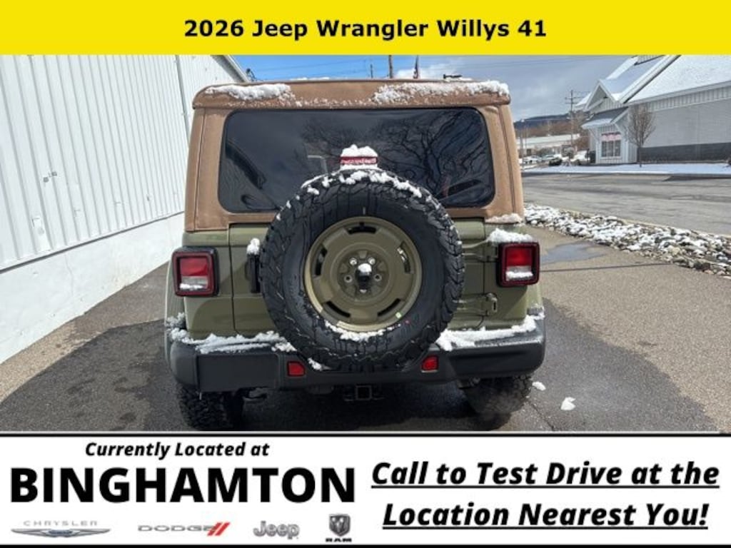New 2026 Jeep Wrangler Willys 41 Sport Utility