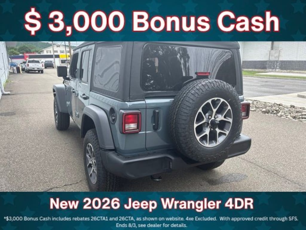 New 2026 Jeep Wrangler Sport S Sport Utility