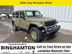 New 2026 Jeep Wrangler Willys Sport Utility for sale in Binghamton, NY