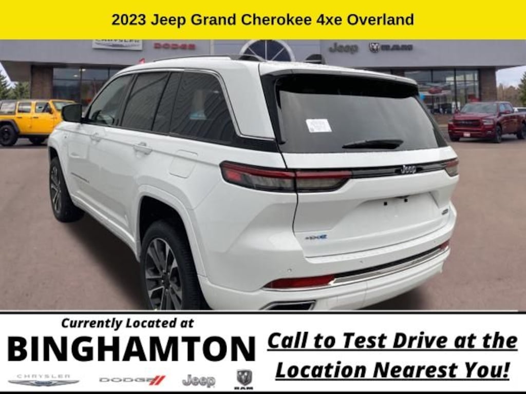 New 2023 Jeep Grand Cherokee Overland 4xe Sport Utility